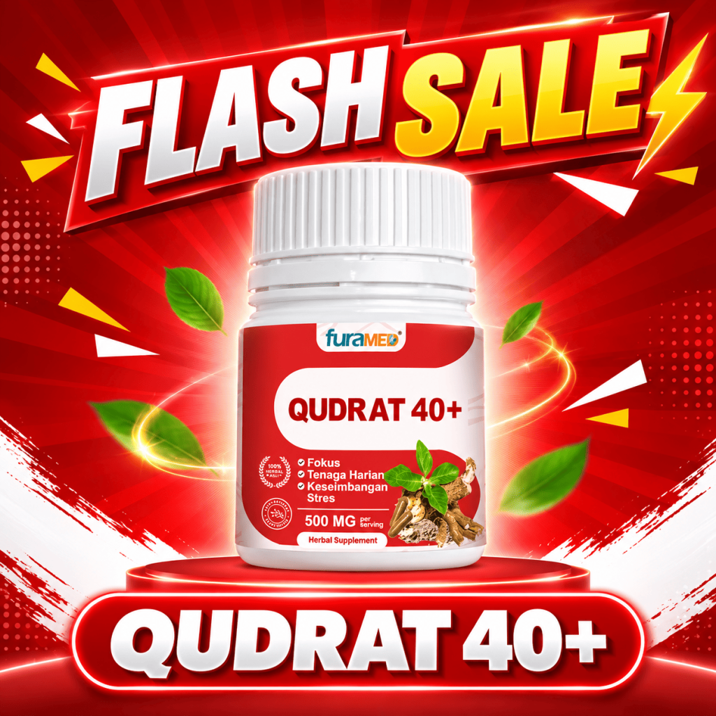 Flash sale Qudrat 40+ 1 Botol